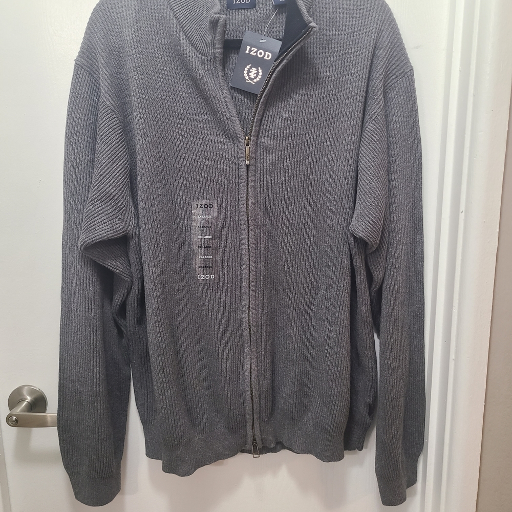 IZOD Men's Gray Sweater XXL New